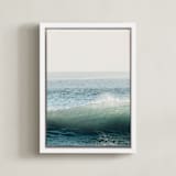 "sea glass I" - Art Print in Pacific Blue by Kamala Nahas - Framed Canvas