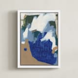 "Just a Suggestion" - Art Print in Marine by Lorent and Leif - Framed Canvas