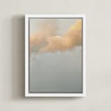 "Softness" - Art Print in Soft Pastel by Christa Kimble - Framed Canvas
