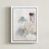 "sand of whispers" - Art Print in Sand by AlisonJerry - Framed Canvas