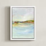 "Scenic" - Art Print in sky by Lindsay Megahed - Framed Canvas