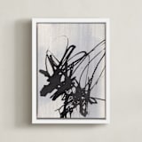 "Tiny Dynamite" - Art Print in Ink by Misty Hughes - Framed Canvas