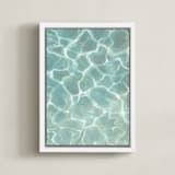 "Poolside" - Art Print in Poolside by Laura Browning - Framed Canvas