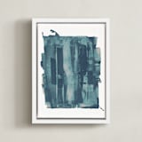 "Vestige" - Art Print in Lagoon by Lorent and Leif - Framed Canvas