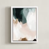 "Moody Beauty I" - Art Print in Ginger by Melanie Severin - Framed Canvas