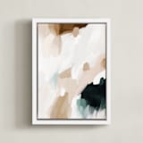 "Moody Beauty II" - Art Print in Ginger by Melanie Severin - Framed Canvas