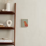 "The Pink Cat" - Art Print in Sage by Zani van Zyl - In a Room