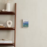 "Peaks and Valleys" - Art Print in Sky Blue by Candace Wiant - In a Room