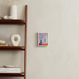 "Home again" - Art Print in Pink by Lottie Aldarwish - In a Room