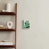"Tropical plants I" - Art Print in Evergreen by Alexandra Dzh - In a Room