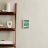 "Swimming Carp" - Art Print in Green Grass  by Emily Bremner Forbes - In a Room