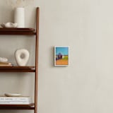 "Pumpkin Shed" - Art Print in Orange Gold by Carol C. Young - In a Room