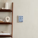 "Indigo Rhythm" - Art Print in White by Kristi Caterson - In a Room