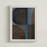 "mid-century mood II" - Art Print in earthy by Creo Study - Framed