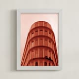 "Corner" - Art Print in Terracotta by cocooniu - Framed