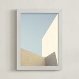 "Structure I" - Art Print in Eggshell by Kamala Nahas - Framed