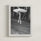 "Le Pointe" - Art Print in Graphite Black by Hollie Renner Photography - Framed