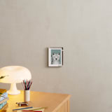 "Snow Leopard" - Art Print in Duck Egg by 2birdstone - In a Room