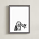 "Irish" - Art Print in Pepper by Anne Ciotola - Framed