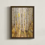 "filtered light" - Art Print in Harvest Yellow by Eric Clegg - Framed