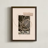 "Curl Up & Settle In" - Art Print in Original by Kimberly Young - Framed