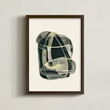 "Erde" - Art Print in Moss by Catilustre - Framed