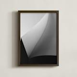 "Swept Away II" - Art Print in Black & white by Angie McMonigal - Framed