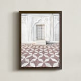 "Palace Walk 1" - Art Print in sandstone by Kamala Nahas - Framed