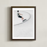 "Saint Skate 01" - Art Print in Slate by Asha Nahas - Framed