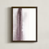 "Up for Air No.2" - Art Print in Dusty Aubergine by Michelle Lee - Framed
