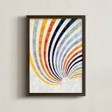 "The Awakening" - Art Print in Rainbow by Alex Isaacs Designs - Framed