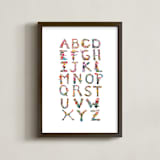"Collage ABC's" - Art Print in School is Cool by Kiana Lee - Framed