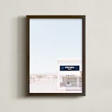 "Prada" - Art Print in Alice Blue by LindseyErin - Framed
