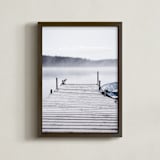 "Cool Summer II" - Art Print in Cool blue by Johanna Phillips Huuva - Framed