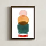 "Totem - Man" - Art Print in Green Sea by Maggie Ramirez Burns - Framed