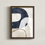 "Arched Assembly I" - Art Print in Stucco by Tanya Lee Design - Framed
