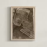 "convince" - Art Print in Sepia by raven erebus - Framed