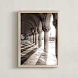 "The Arcade" - Art Print in Saber by MengI Shen - Framed