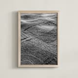 "Steps of lights #1" - Art Print in soft black by Van Tsao - Framed