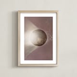 "Explore" - Art Print in Dust by Anna Joseph - Framed