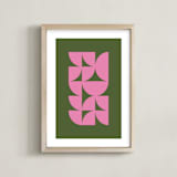 "centered" - Art Print in Garden by Beth Vassalo - Framed