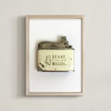 "In Every Cup" - Art Print in Vintage Neutral by Kinga Subject - Framed