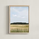 "Northwoods Bound" - Art Print in Larch Green by Karen Kaul - Framed