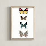 "Fly Away #2" - Art Print in Persimmon Pink by Kisco Print Shop - Framed