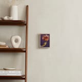 "Delicate Tulip" - Art Print in Purple Plum by Elena Kulikova - In a Room