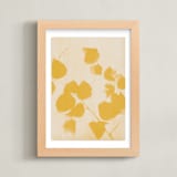 "Botanica 2" - Art Print in Amber by Kamala Nahas - Framed