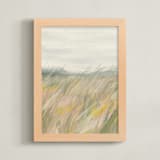 "Dune" - Art Print in Ocean by Anne Ciotola - Framed