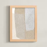 "Sunshine Wicker II" - Art Print in Limoncello by Carrie Moradi - Framed