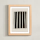 "True Stripes 1" - Art Print in Zebra by Kamala Nahas - Framed