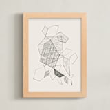 "Volatile N.1" - Art Print in Ivory by Catilustre - Framed